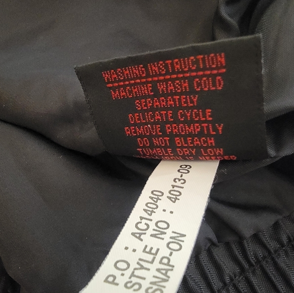 Snap On Tools Vintage Black & Red Techicians Racing Windbreaker XXL Pre-Owned - Picture 7 of 8